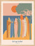 Affiche encadrée Let's Go to Surf, impression premium 30x40 cm, parfaite pour une décoration murale surf et vintage.